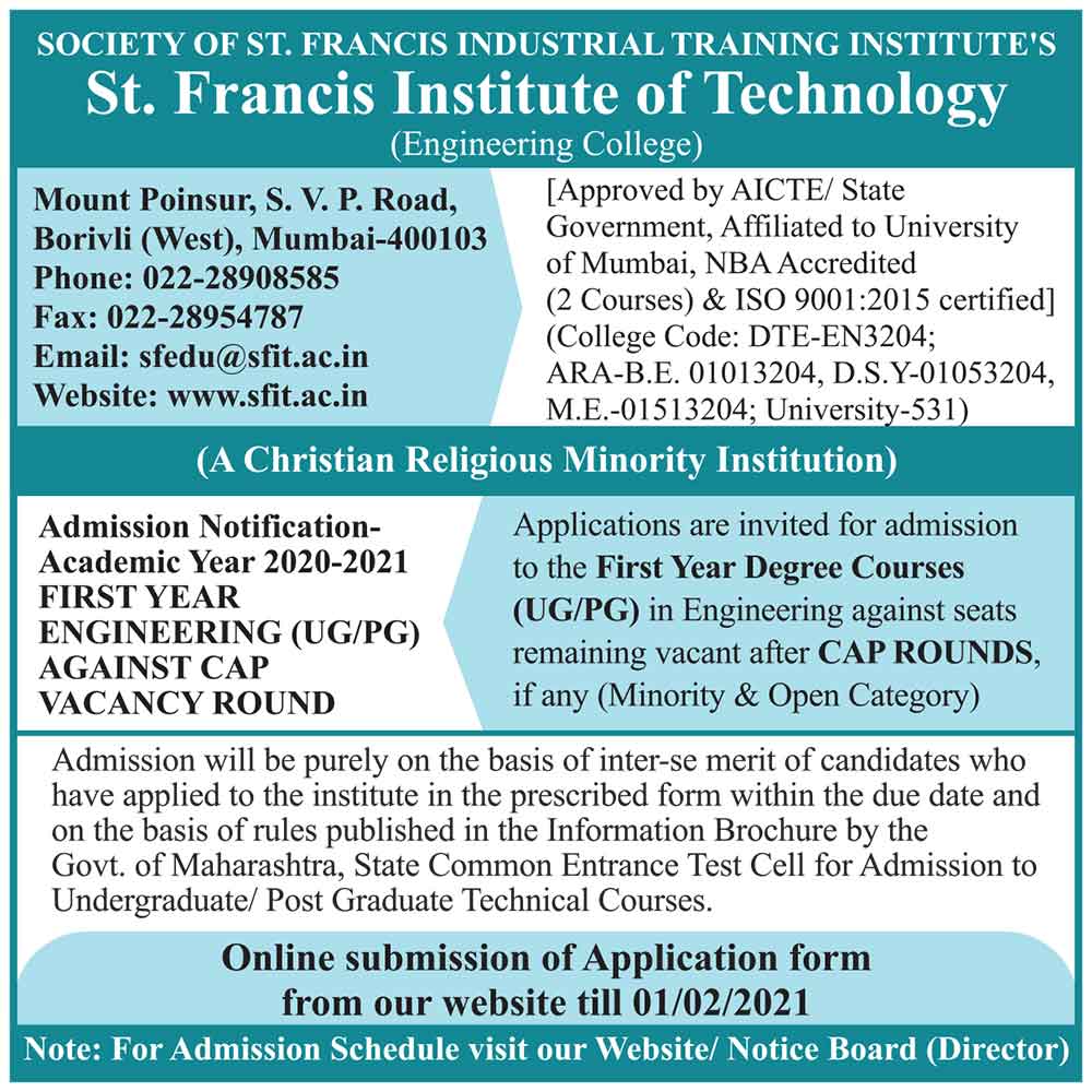 Saint Francis University Academic Calendar 2021 | Calendar Sep 2021
